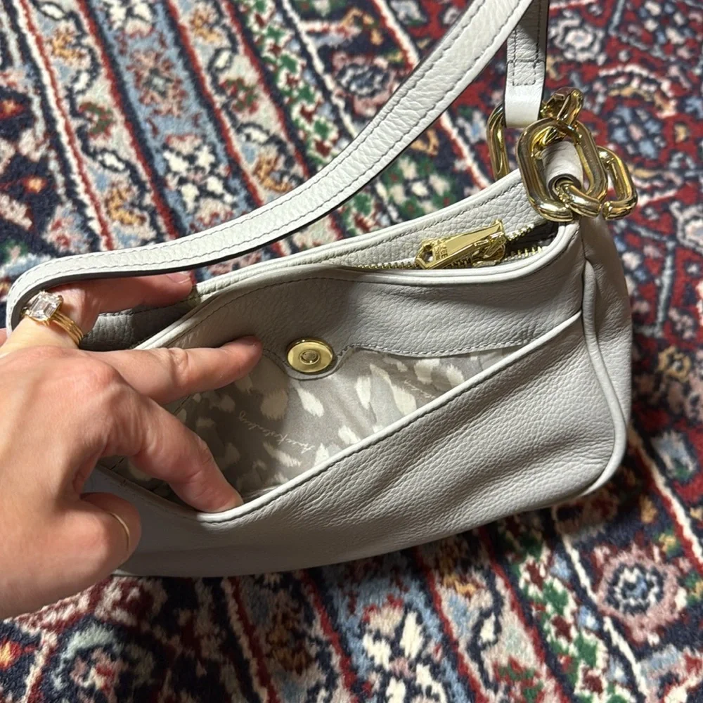 Aimee Kestenberg All My Heart Chain Shoulder Bag Elephant Gray - Picture 5 of 9